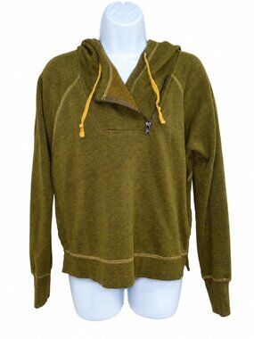 Converse Asymmetrical 1/4 Zip Hoodie Sweatshirt | Size XS